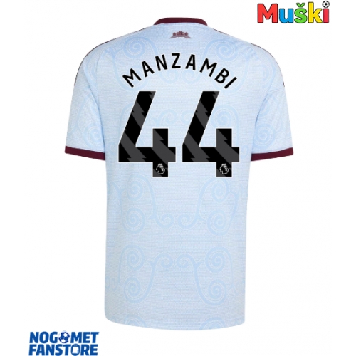 Aston Villa Johan Manzambi #44 Rezervni Dres 2026-27 Kratak Rukav